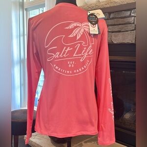 Salt Life UVAPOR performance Fabric UV 30 sun protect top,quick dry,soft,stretch
